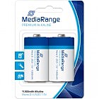 Батарейка Mediarange D LR20 1.5V Premium Alkaline Batteries, Mono, Pack 2 (MRBAT109)