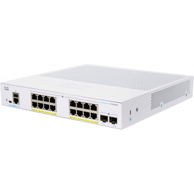 Комутатор мережевий Cisco CBS250-16P-2G-EU (U0613272)