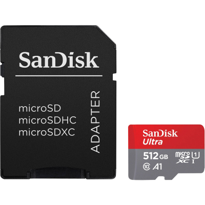 Карта памяти SanDisk 512GB microSDXC class 10 UHS-I Ultra (SDSQUAC-512G-GN6MA) (U0874220)