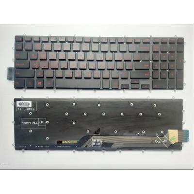 Клавіатура ноутбука Dell Inspiron Gaming 15-7566/7577 черн.без рамки/с подсв. US (A43465) (U0233782)