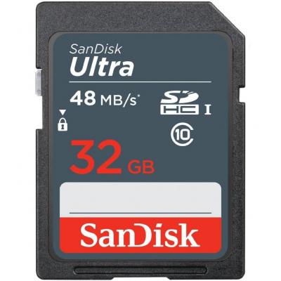Карта пам'яті SanDisk 32GB SDHC class 10 UHS-I Ultra Lite (SDSDUNR-032G-GN3IN) (U0483953)