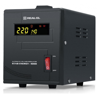 Стабилизатор REAL-EL STAB ENERGY-1000 (EL122400012) (U0449608)