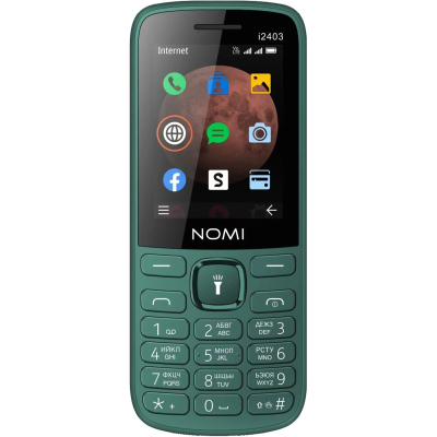 Мобільний телефон Nomi i2403 Dark Green (U0877428)