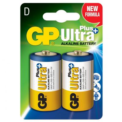 Батарейка Gp D Ultra Plus LR20 * 2 (13AUP-U2 / 4891199100369) (U0313503)