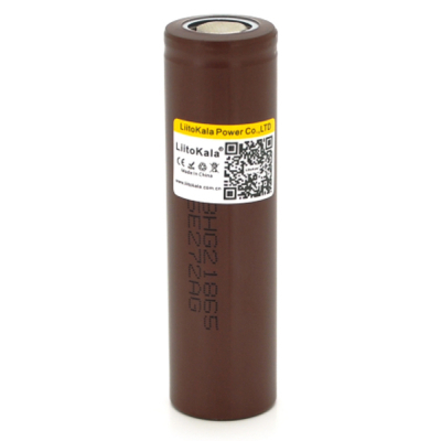 Акумулятор 18650 Li-Ion 3000mah (2850-3000mah), 30A, 3.7V (2.75-4.2V), Brown, PVC BOX Liitokala (Lii-HG2) (U0721427)