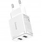 Зарядное устройство Baseus Compact Charger 2U White (CCXJ010202) (U0814606)