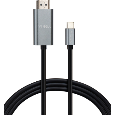 Кабель мультимедийный USB-C to HDMI 1.5m v1.4 4K30Hz Vinga (VCPVCCH1415) (U0836018)