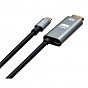 Кабель мультимедійний USB-C to DisplayPort 1.5m v1.2 4K60Hz PD 100W port Vinga (VCPVCCD1215PD) (U0836024)