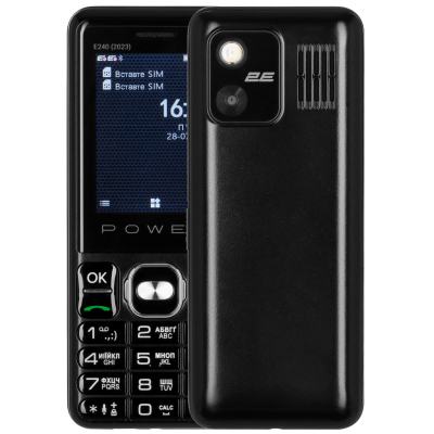 Мобільний телефон 2E E240 2023 Black (688130251068) (U0836857)
