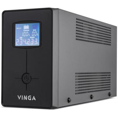 Пристрій безперебійного живлення Vinga LCD 1200VA metal case with USB (VPC-1200MU) (U0327173)