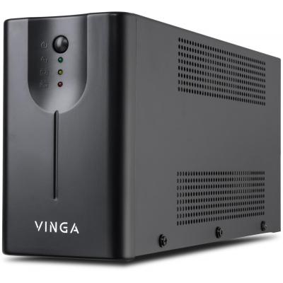 Источник бесперебойного питания Vinga LED 600VA metal case with USB (VPE-600MU) (U0272629)