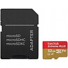 Карта пам'яті SanDisk 32GB microSD class 10 V30 Extreme PLUS (SDSQXBG-032G-GN6MA)