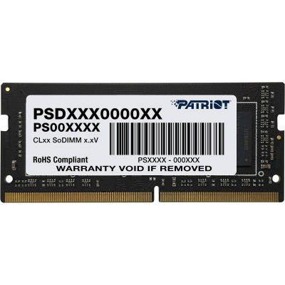 Модуль памяти для ноутбука SoDIMM DDR4 16GB 2666 MHz Signature Line Patriot (PSD416G266681S) (U0883772)