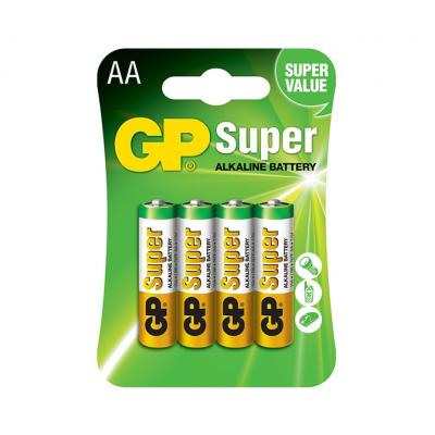 Батарейка Gp AA LR6 Super Alcaline * 4 (15A-U4 / 4891199000034) (ET09352)
