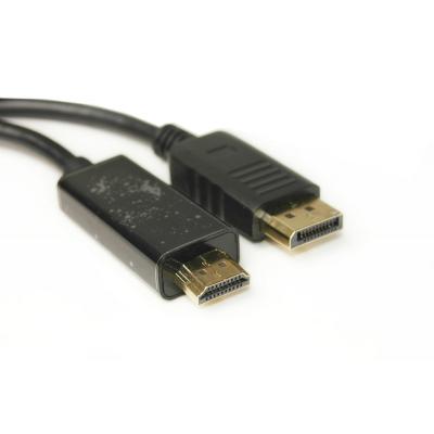Кабель мультимедийный Display Port to HDMI 1.8m PowerPlant (KD00AS1278) (U0224401)