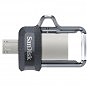 USB флеш накопитель SanDisk 64GB Ultra Dual Black USB 3.0 OTG (SDDD3-064G-G46) (U0214525)