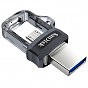 USB флеш накопитель SanDisk 64GB Ultra Dual Black USB 3.0 OTG (SDDD3-064G-G46) (U0214525)