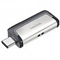 USB флеш накопитель SanDisk 32GB Ultra Dual USB 3.0 + Type-C (SDDDC2-032G-G46) (U0226021)