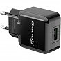Зарядное устройство Grand-X CH-03UMB (5V/2,1A + DC cable Micro USB) Black (CH-03UMB) (U0255601)