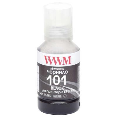 Чорнило WWM EPSON L4150/4160 140г Black Pigmented (E101BP) (U0366387)