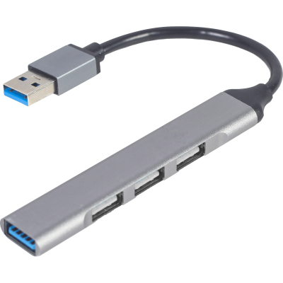 Концентратор Gembird USB-A to USB 3.1 Gen1 (5 Gbps), 3 х USB 2.0 (UHB-U3P1U2P3-02) (U0851889)