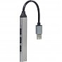 Концентратор Gembird USB-A to USB 3.1 Gen1 (5 Gbps), 3 х USB 2.0 (UHB-U3P1U2P3-02) (U0851889)