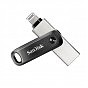 USB флеш накопитель SanDisk 128GB iXpand Go USB 3.0/Lightning (SDIX60N-128G-GN6NE) (U0429263)