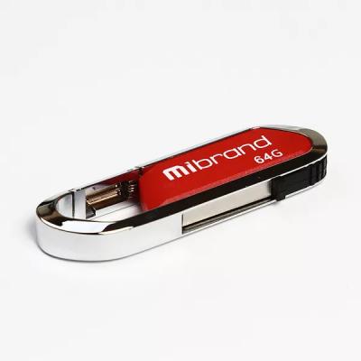 USB флеш накопичувач Mibrand 64GB Aligator Red USB 2.0 (MI2.0/AL64U7DR) (U0534511)