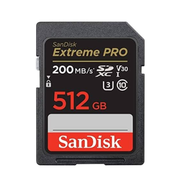 Карта пам'яті SanDisk 512GB SD class 10 UHS-I U3 V30 Extreme PRO (SDSDXXD-512G-GN4IN) (U0746508)