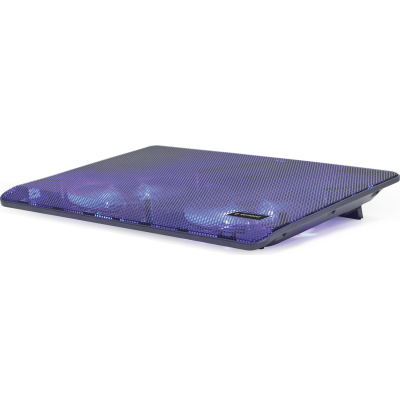 Подставка для ноутбука Gembird до 15.6», 2x125мм вентиляторы, черный (NBS-2F15-05) (U0855427)