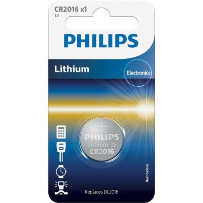 Батарейка Philips CR2016 Lithium (CR2016/01B) (U0063186)