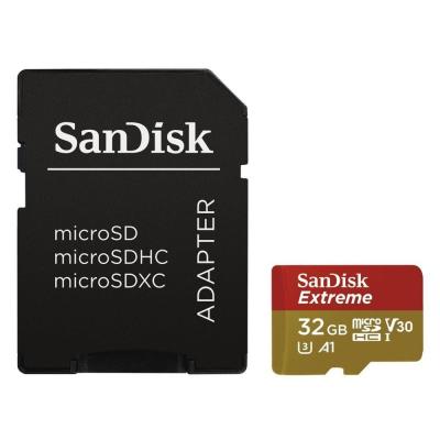 Карта памяти SanDisk 32GB microSDHC V30 A1 UHS-I U3 4K Extreme (SDSQXAF-032G-GN6MA) (U0241210)