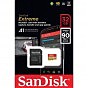 Карта пам'яті SanDisk 32GB microSDHC V30 A1 UHS-I U3 4K Extreme (SDSQXAF-032G-GN6MA) (U0241210)