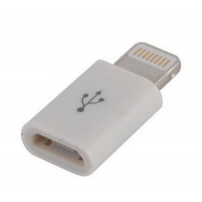 Переходник Lightning to Micro USB Lapara (LA-Lightning-MicroUSB-adaptor white) (U0641857)