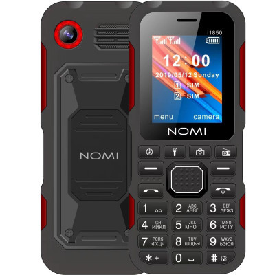 Мобільний телефон Nomi i1850 Black Red (U0860705)