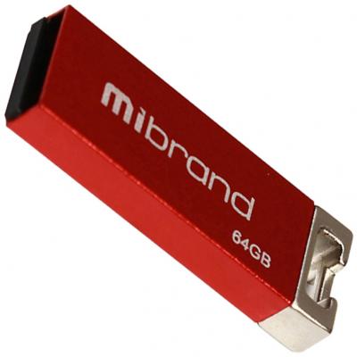 USB флеш накопитель Mibrand 64GB Сhameleon Red USB 2.0 (MI2.0/CH64U6R) (U0538247)