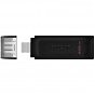 USB флеш накопитель Kingston 256GB DataTraveller 70 USB 3.2 / Type-C (DT70/256GB) (U0862813)