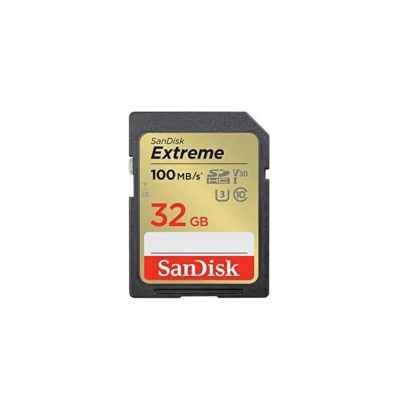 Карта пам'яті SanDisk 32GB SD class 10 UHS-I Extreme (SDSDXVT-032G-GNCIN) (U0862954)