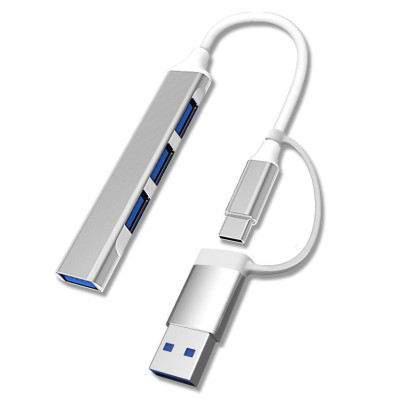 Концентратор Dynamode USB Type-C/Type-A to 1хUSB3.0, 3xUSB 2.0 metal (DM-UH-311AC) (U0887807)