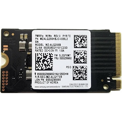 Накопичувач SSD M.2 2230 256GB Samsung (MZALQ256HBJD) (U0898543)