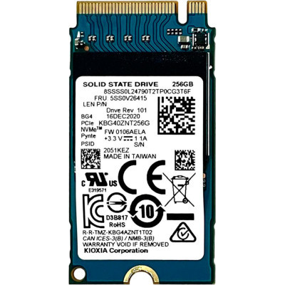 Накопитель SSD M.2 2242 256GB Kioxia (KBG40ZNT256G) (U0898547)