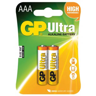 Батарейка Gp AAA LR03 ULTRA Alcaline * 2 (24AU-U2 / 4891199027642) (U0203489)
