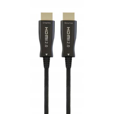 Кабель мультимедийный HDMI to HDMI 20m AOC V2.0 Cablexpert (CCBP-HDMI-AOC-20M) (U0375356)