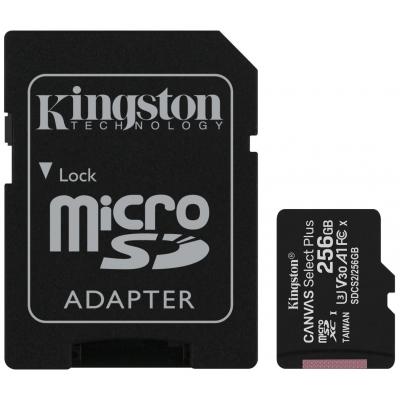 Карта памяти Kingston 256GB microSD class 10 A1 Canvas Select Plus (SDCS2/256GB) (U0396243)