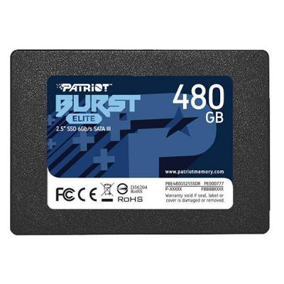 Накопитель SSD 2.5» 480GB Burst Elite Patriot (PBE480GS25SSDR) (U0500263)