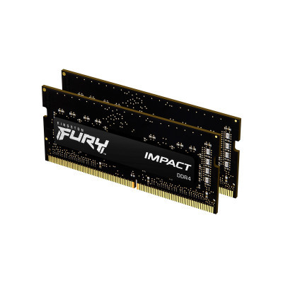 Модуль пам'яті для ноутбука SoDIMM DDR4 64GB (2x32GB) 3200 MHz Fury Impact Kingston Fury (ex.HyperX) (KF432S20IBK2/64) (U0559506)