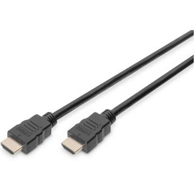 Кабель мультимедійний HDMI to HDMI 2,0m UHD 4K Digitus (AK-330107-020-S) (U0610442)