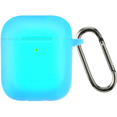 Чохол для навушників Armorstandart Ultrathin Silicone Case With Hook для Apple AirPods 2 Noctilucent (ARM59687) (U0857147)