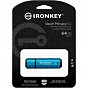 USB флеш накопичувач Kingston 64GB IronKey Vault Privacy 50 Blue USB 3.2 (IKVP50/64GB) (U0889388)