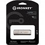 USB флеш накопитель Kingston 16GB IronKey Locker Plus 50 AES Encrypted USB 3.2 (IKLP50/16GB) (U0889390)